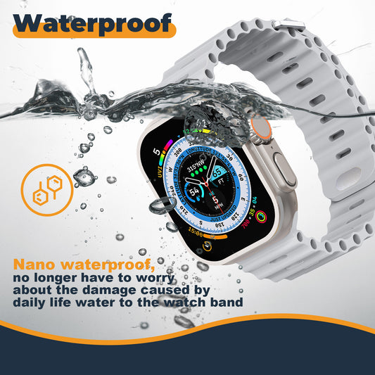 Marine Silicone New Watch Band